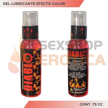 Gel lubricante efecto calor DIABLO 75cc